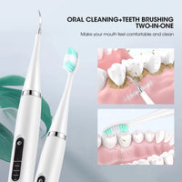 Electric Dental Scaler Calculus Remover Teeth Plaque Cleaner Teeth Whitening Dental Stone Removal 1Pc Toothbrush Head Oral Care