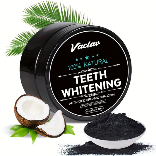 Activated Charcoal Teeth Whitening Powder, Charcoal Teeth Cleaning Powder, Coconut Shell Activated Charcoal Powder