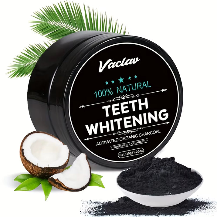 Activated Charcoal Teeth Whitening Powder, Charcoal Teeth Cleaning Powder, Coconut Shell Activated Charcoal Powder