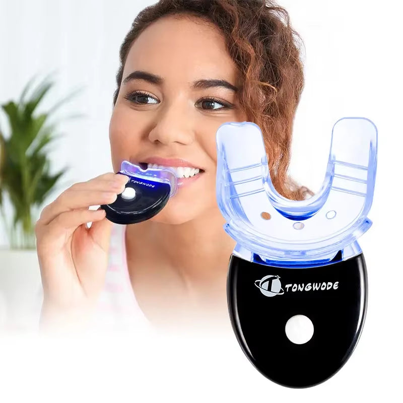 Dental Bleaching Teeth Whitening Kit with Teeth Whitening LED Accelerator Light Peroxide Gel Pen Tooth Whitener Dental Tools