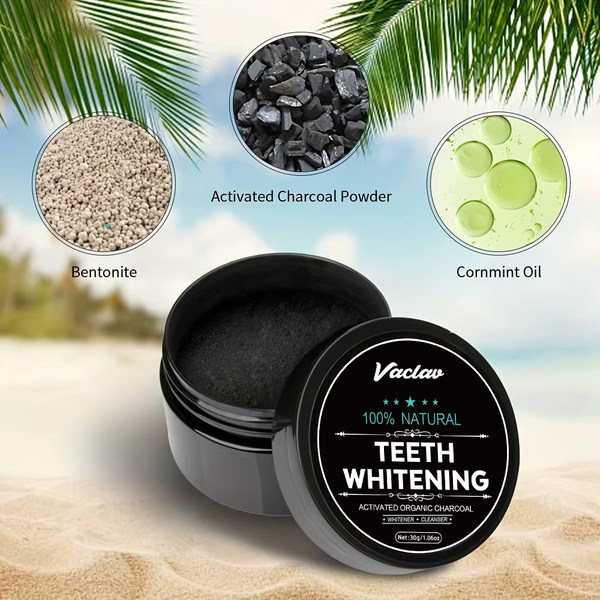 Activated Charcoal Teeth Whitening Powder, Charcoal Teeth Cleaning Powder, Coconut Shell Activated Charcoal Powder
