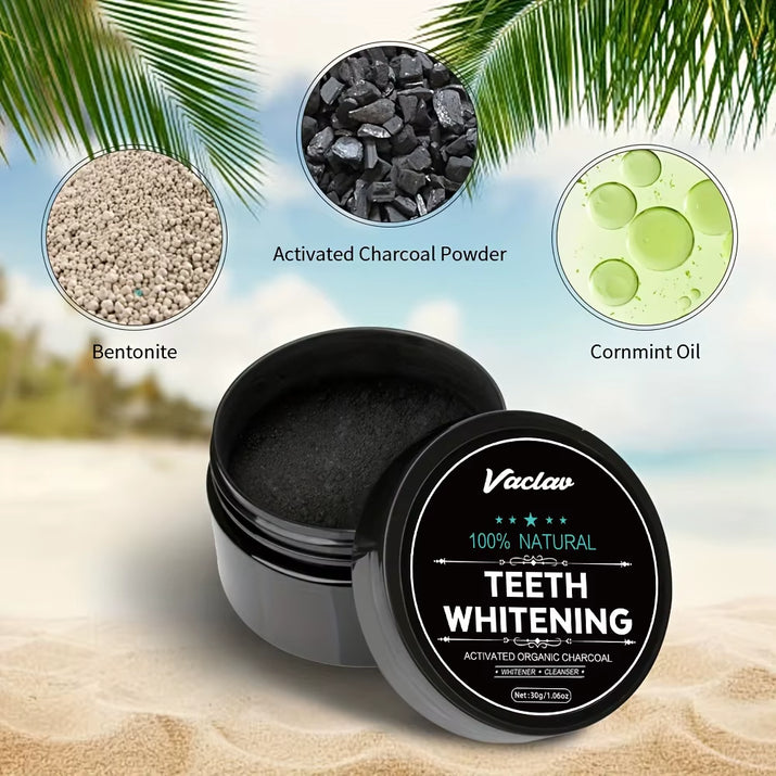 Activated Charcoal Teeth Whitening Powder, Charcoal Teeth Cleaning Powder, Coconut Shell Activated Charcoal Powder
