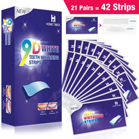 7/14/28 Pairs Teeth Brightening Strips for Teeth, 5D/9D Whitener Strips Reduced Sensitivity White Strips for Teeth Whitening